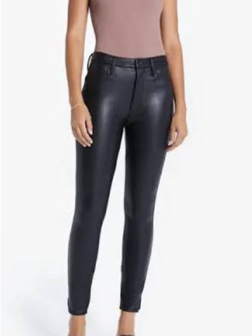 MOTHER High Waisted Vamp Jeans - Faux Show